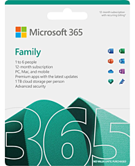 Microsoft 365 Family - jaarabonnement