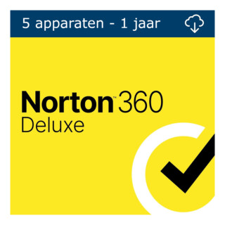 Norton 360 Deluxe 2025 (5-devices 1-jaar)