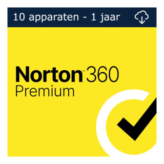 Norton 360 Premium 2025 (10-devices 1-jaar)